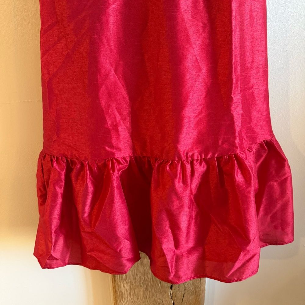 NWT Anthropologie Pink/Red Hutch Strapless Heart Maxi Dress - US 2P - Picture 6 of 12